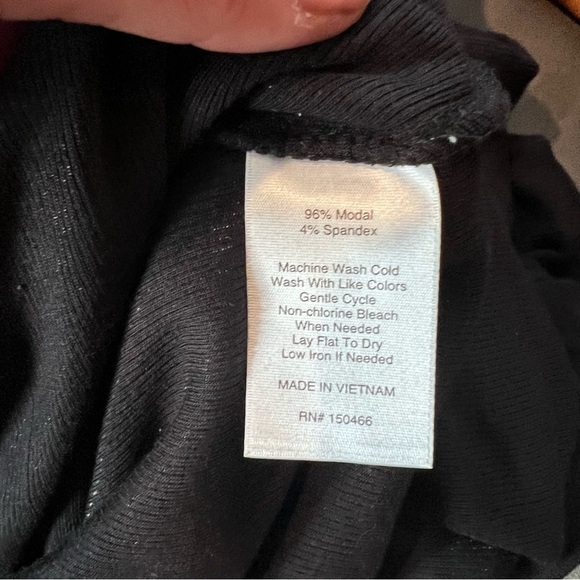 Goldray black soft modal ribbed Dress - Picture 4 of 7